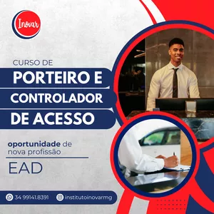Imagem de capa para o Curso online CURSO DE PORTEIRO E CONTROLADOR DE ACESSO EAD