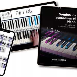 Imagen de portada para Curso online Domina los acordes en el Piano + Piano Starter Pro