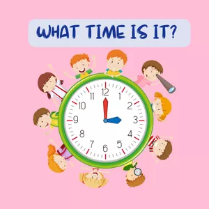 Imagem de capa para o Ebook What time is it? 