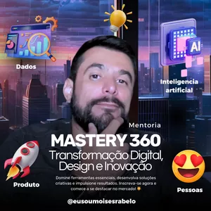 Imagem de capa para o Serviço online 🌟 Mastery 360: Transformação Digital, Design e Inovação 🌟