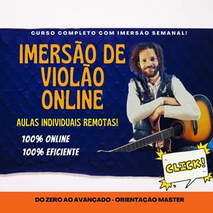 Imagem principal do produto CURSO DE VIOLÃO ONLINE - FALE COM SEU PROFESSOR ON