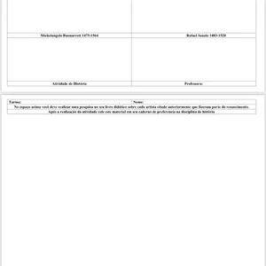 Imagem de capa para o Ebook ATIVIDADE SOBRE O RENASCIMENTO