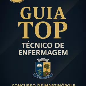 Imagem de capa para o Ebook GUIA TOP – Técnico em Enfermagem 2025 (Banca UPA - Martinópole/CE)