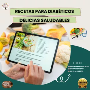 Imagen de portada para Ebook RECETAS PARA DIABÉTICOS DELICIAS SALUDABLES 
