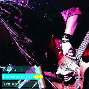 Imagem de capa para o Ebook  Mafia Guitar Secrets: Método completo de teoria musical e guitarra (módulo intermediário)