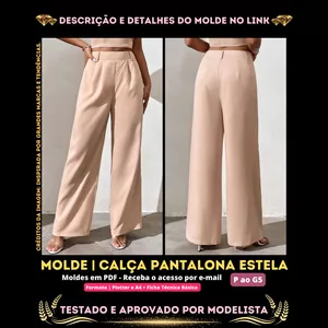Imagem de capa para o Curso online ✨[Molde em PDF] - Calça Pantalona Estela ID 3762967