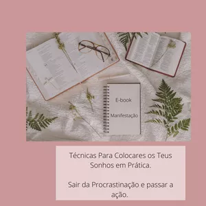 Imagem de capa para o Ebook E-book Técnicas Para Colocares os Teus Sonhos em Prática