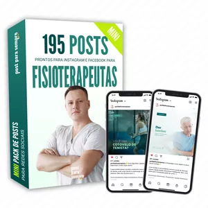 Imagem de capa para o Curso online Mini Pack de 195 Posts para Fisioterapeutas
