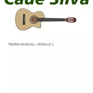 Imagem de capa para o Curso online AULAS DA APOSTILA DE TEORIA MUSICAL-MÓDULO 1 (ÁUDIO COM EXPLICAÇÕES)