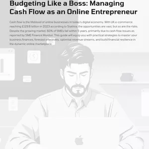 Cover image for Ebook  Budgeting Like a Boss: Managing Cash Flow as an Online Entrepreneur