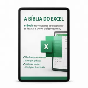 Imagem de capa para o Ebook e-Book de Excel do Básico ao Profissional