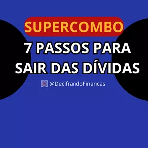 Imagem de capa para o Curso online COMBO 7 PASSOS PARA SAIR DAS DÍVIDAS