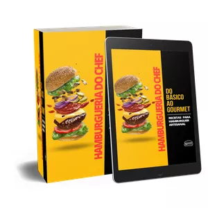 Imagem de capa para o Ebook Hamburgueria do Chef:  Do Básico ao Gourmet