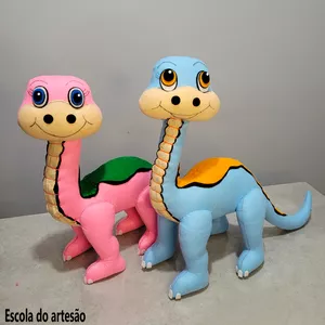Imagem de capa para o Ebook Molde dinossauro gigante- escola do artesão 
