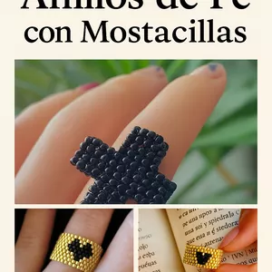 Imagen de portada para Ebook Guia Completa: Anillos de Fe con Mostacillas 