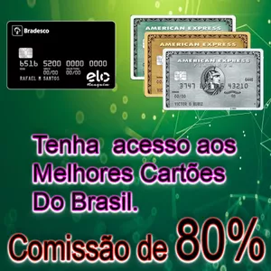 Como conseguir  Cartão de Crédito para negativado Amex, Black, Elo e outros.