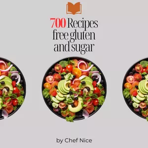 Cover image for Online course 700 RECIPES FREE GLUTEN AND SUGAR