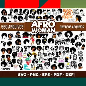 Imagem de capa para o Ebook Kit Arquivos Digitais - Mulheres Negras - Diversos formatos