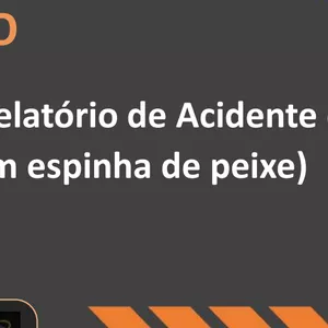 Imagem de capa para o Ebook Modelo de relatório acidente de trabalho com espinha de peixe