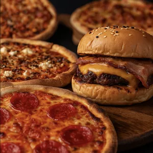 Imagen de portada para Ebook Rustic Secrets: Pizzas &amp; Burgers Irresistibles