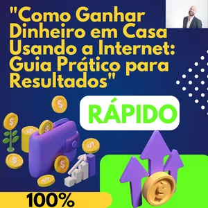 Imagem de capa para o Ebook Como Ganhar Dinheiro em Casa Usando a Internet: Guia Prático para Resultados