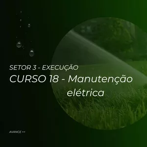 Curso CURSO 18 – Manutenção elétrica