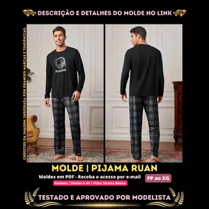 Imagem de capa para o Curso online ✨[Molde em PDF] - Pijama Ruan ID 4173748 [PP ao XG]✨