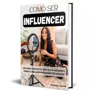 Imagem de capa para o Ebook Como ser Influencer