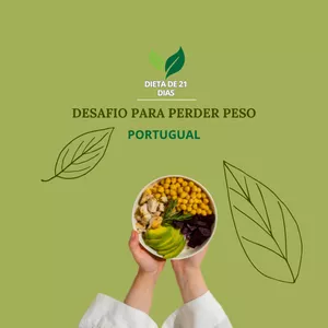 Imagem de capa para o Ebook Desafio de 21 Dias Para Perder Peso - Versão de Portugal