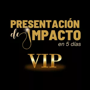 Imagen de portada para Curso online Zona VIP | Presentación de Impacto en 5 días