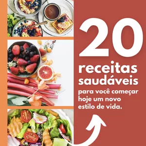 Imagem de capa para o Ebook 20 Receitas Fitness Deliciosas e Saudáveis