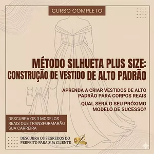 Imagem do curso Método Silhueta Plus Size: Construção de Vestidos de Alto Padrão