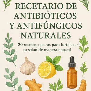 Imagen de portada para Ebook 🌿 Recetario de Antibióticos y Antifúngicos Naturales 🌿