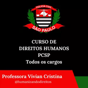Imagem de capa para o Curso online CURSO DE DIREITOS HUMANOS PCSP (em PDF)