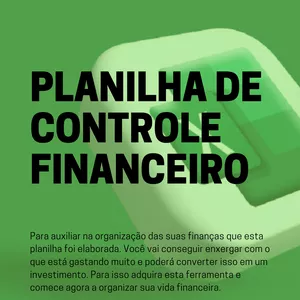 Imagem de capa para o Curso online Planilha de Controle Financeiro