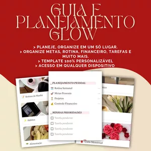 Imagem de capa para o Curso online Guia e Planejamento Glow.