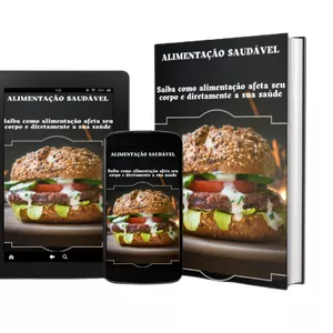 Imagem de capa para o Ebook Sua Alimentação Saudável