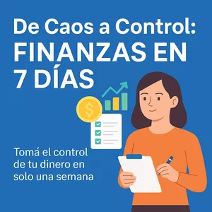 Imagen de portada para Curso online Finanzas Personales: De Caos a Control en 7 Días