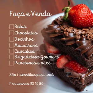 Imagem de capa para o Ebook Receitas - Faça e Venda