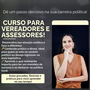 Curso Curso para vereadores e assessores 