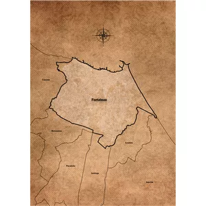 Imagem de capa para o Curso online Mapas Ilustrativos de Fortaleza/CE