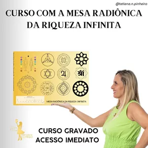 Imagem do curso CURSO DA MESA RADIONICA DA RIQUEZA INFINITA