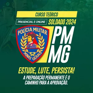 Imagem de capa para o Curso online SOLDADO 2024 - CURSO TEÓRICO
