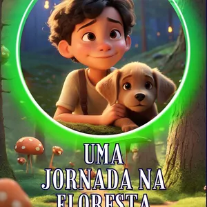 Imagem de capa para o Ebook uma jornada na floresta.