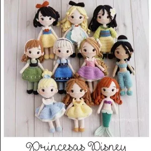 Cover image for Ebook Princesas Amigurumis - 10 patrones