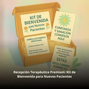 Imagen de portada para Curso online Recepción Terapéutica Premium: Kit de Bienvenida para Nuevos Pacientes