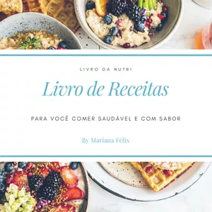 Imagem de capa para o Ebook E-book de Receitas Livro da Nutri