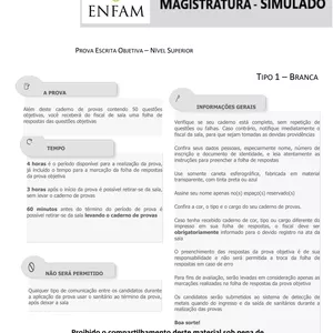 Imagem de capa para o Ebook COMBO DE SIMULADOS - ENAM + TRF2