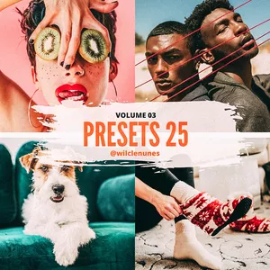Imagem de capa para o Curso online @presetsdowill - PRESETS 25