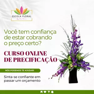 Imagem de capa para o Curso online Curso de Precificação e receita de arranjos 